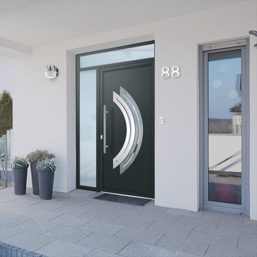 Porte d'entrée aluminium BONIFACIO