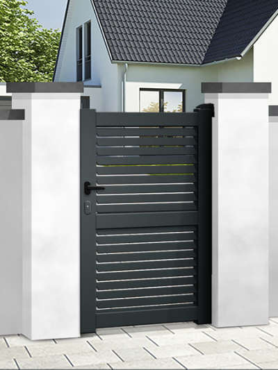 Portillon aluminium Premium - Ajouré - DENIA