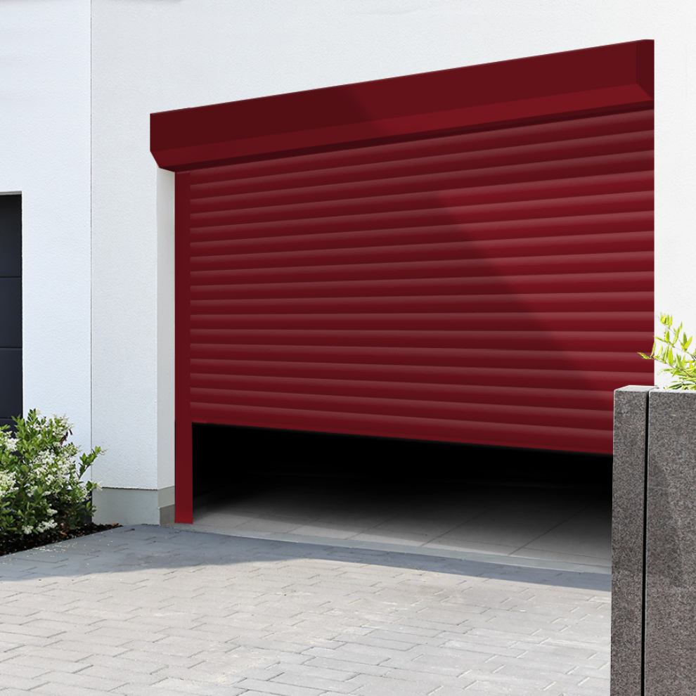 Porte de garage à enroulement ELSA - Pose sous linteau extérieur