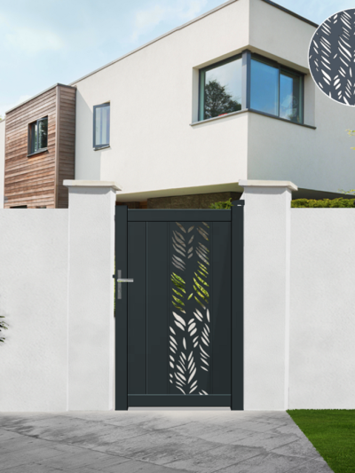 Portillon aluminium Signature - Semi-ajouré - ROUEN